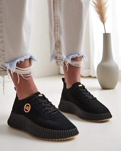 Royalfashion Damen perforierte Sport Sneakers Tobin