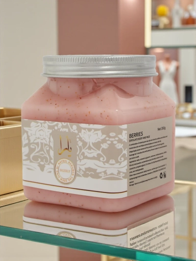 Feinkörniges Gesichts- und Körperpeeling Berries