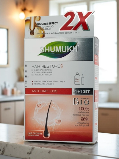 Shumukh Shampoo und Serum 2in1 - gegen Haarbruch