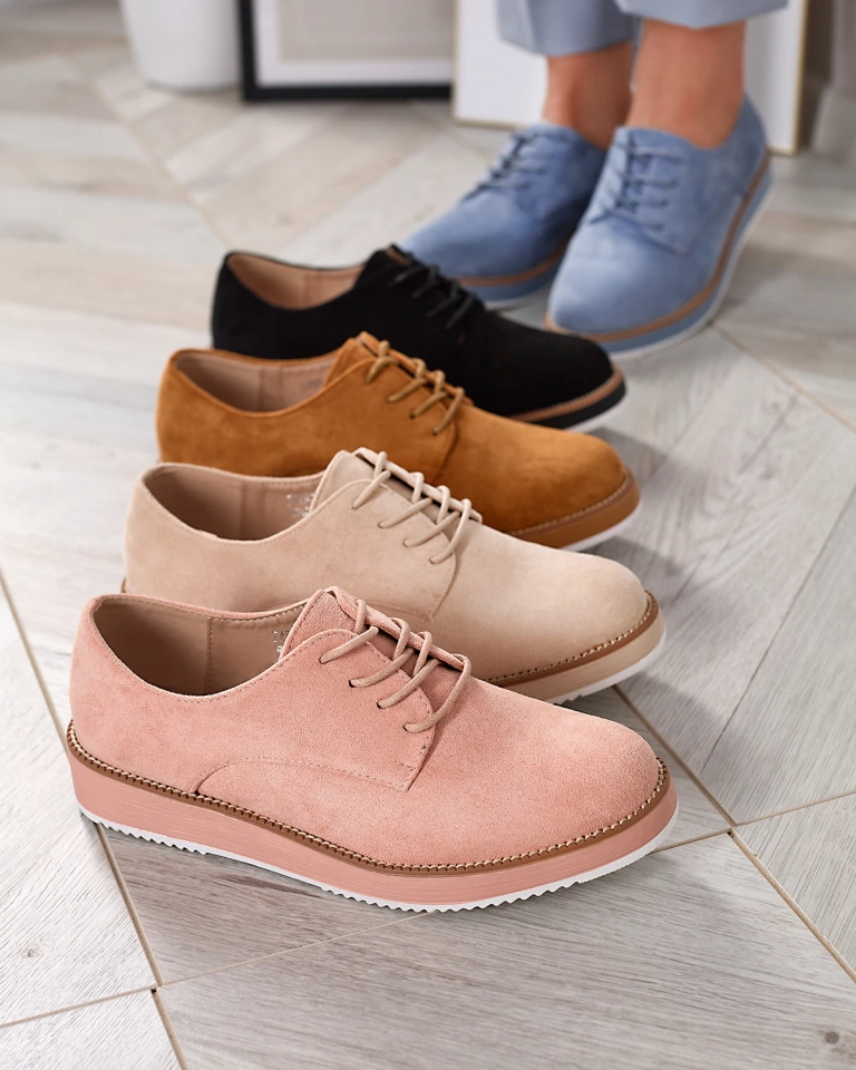 Damen Schnürhalbschuhe a'la oxfords in der Farbe camel Oksila - Footwear
