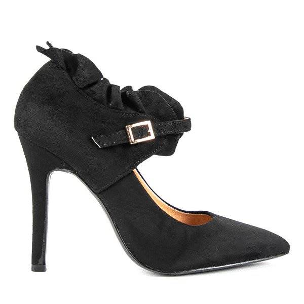 Black Chantel Rüschenabsätze - Schuhe