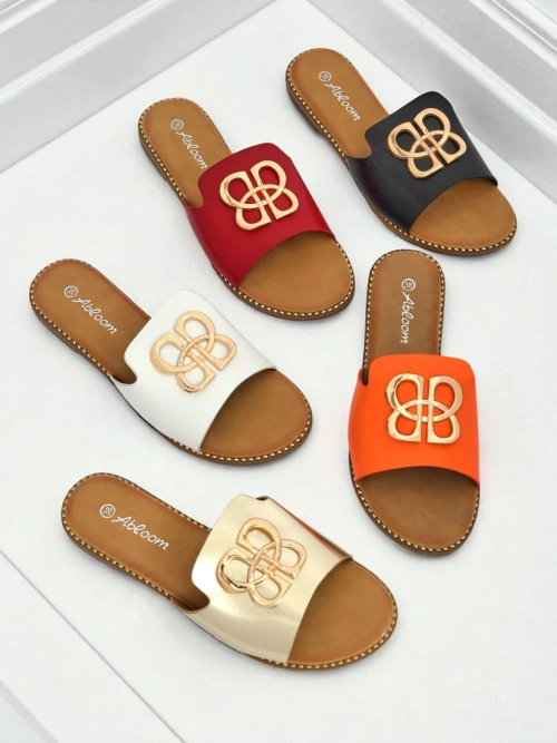 Royalfashion Жіночі сандалі на плоскій підошві Heraklia