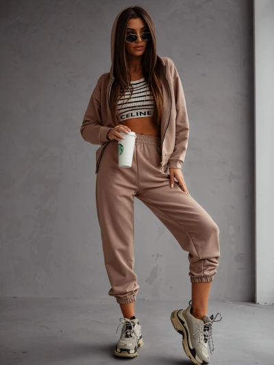 Royalfashion Damen Baumwoll-Trainingsanzug Set