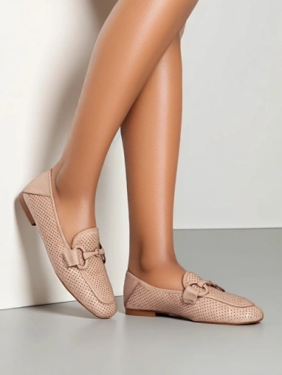 Royalfashion Durchbrochene Damenloafers Laamba