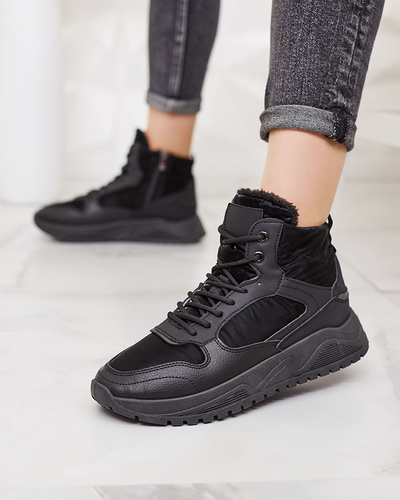Royalfashion Isolierte Damen-Sneakers mit Fell Retodaf