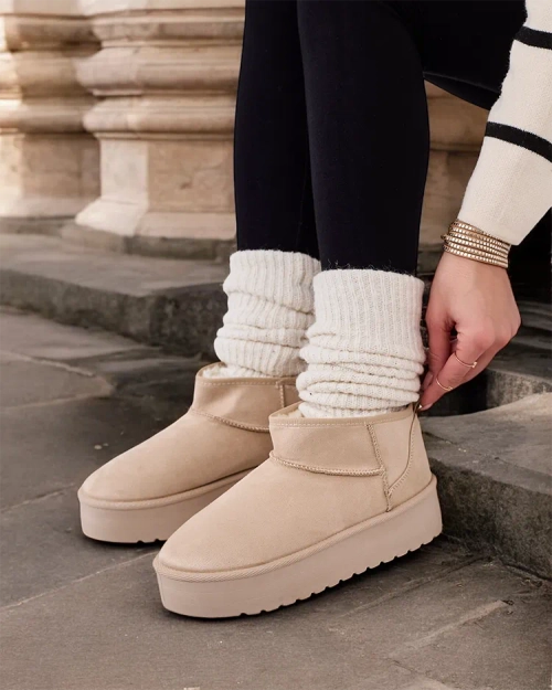 Королівська мода Короткі жіночі зимові черевики Комано