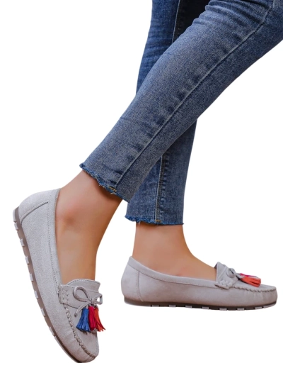 Royalfashion Damen Eco-Suede Mokassins Zimmid