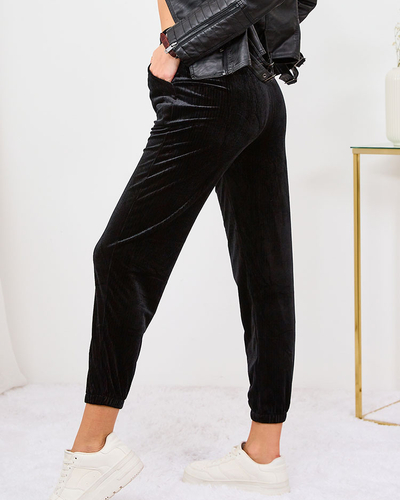 Royalfashion Graue Damen Cord-Sweatpants