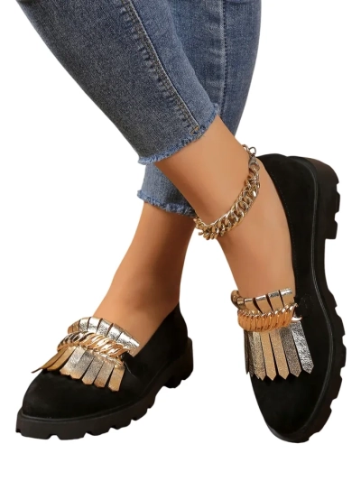 Royalfashion Damen-Öko-Suede-Mokassins Mare Nostrum