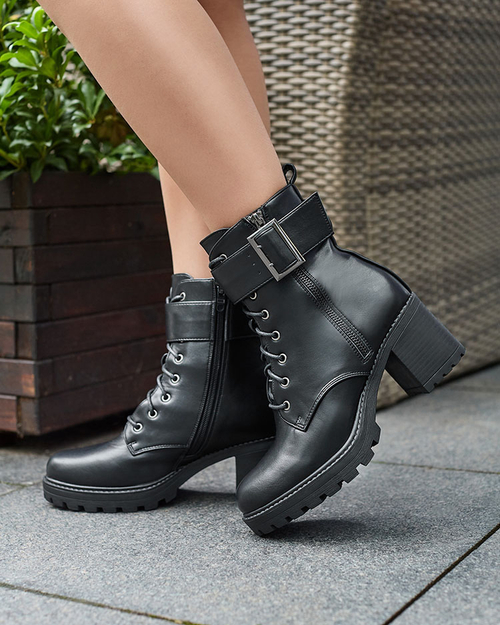 Чоботи Royalfashion Black Cacelin Stiletto Boots