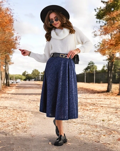 Royalfashion Damen-Midirock