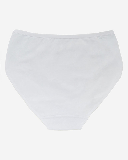 Білі жіночі трусики PLUS SIZE