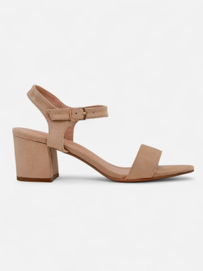 Royalfashion Damen-Öko-Velours-Sandalen Quarter