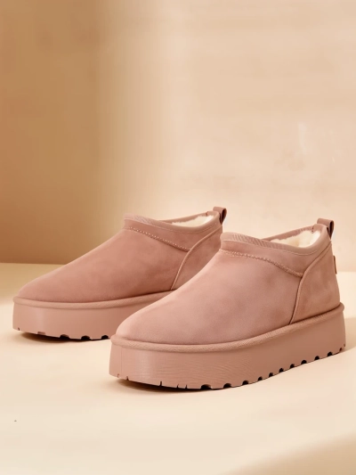 Royalfashion Damen Kurzstiefel a'la Schneestiefel Ozozi