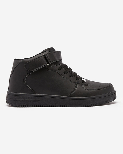 Royalfashion Sportliche High-Top-Sneakers für Herren in Schwarz Detocci