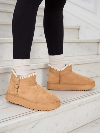 Royalfashion Kurze Damen Schneestiefel Ewioz