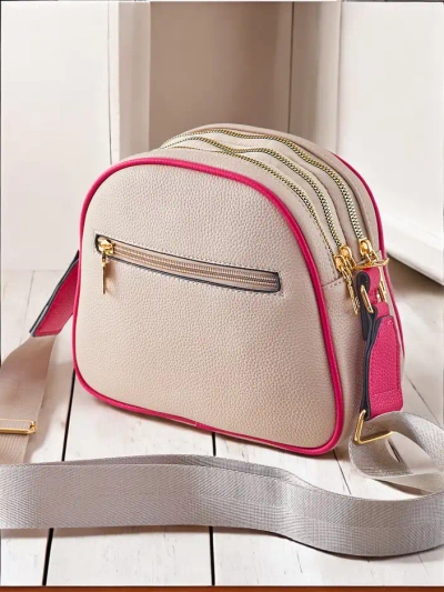 Royalfashion Kleine Handtasche für Frauen aus hochwertigem Kunstleder mit Prägung