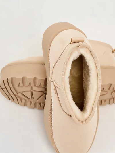 Royalfashion Damen Plateau a'la Schneestiefel Dagodo