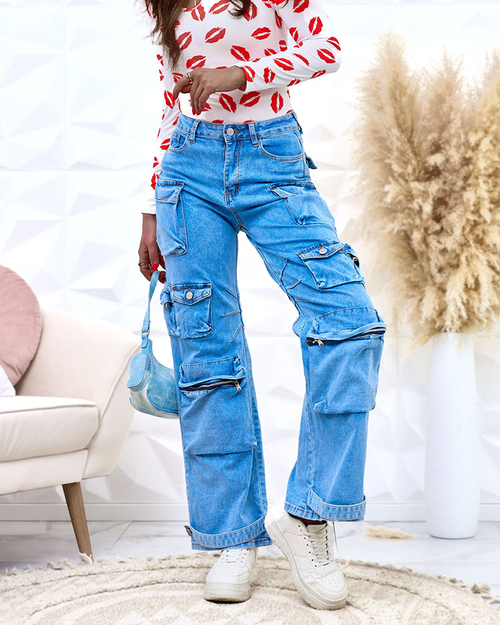 Жіночі широкі бойові штани Royalfashion