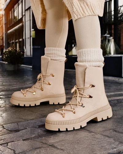 Royalfashion Damen Schnürstiefel Lorii