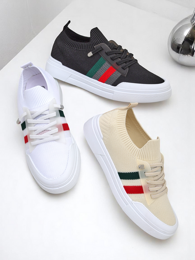 Royalfashion Damensneaker mit bunten Streifen Ettas