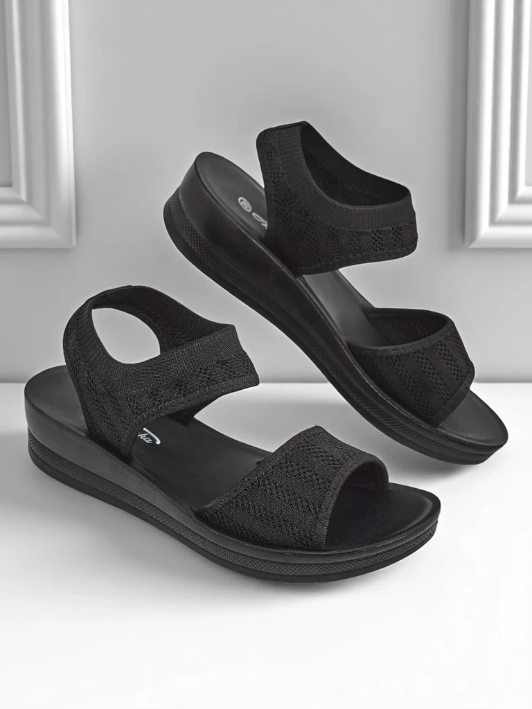 Royalfashion Damensandalen mit dickerer Sohle Viva Flex II