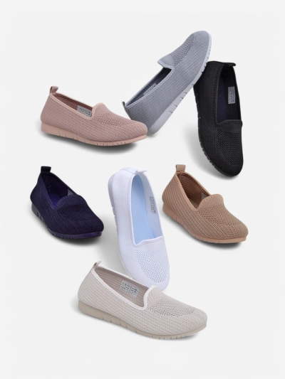 Royalfashion Damen Stoffmokassins Caerit