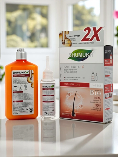Shumukh Shampoo und Serum 2in1 - gegen Haarbruch