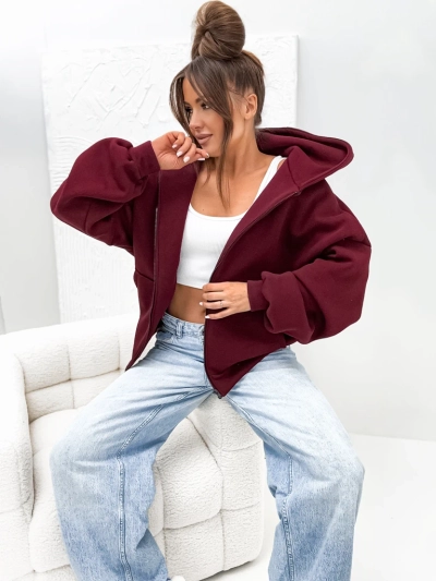 Royalfashion Damen Baumwollfleece-Pullover Butterfly