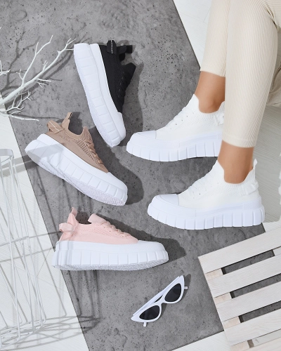 Damen-Sneakers in schwarzer Farbe Juneasi - Schuhe