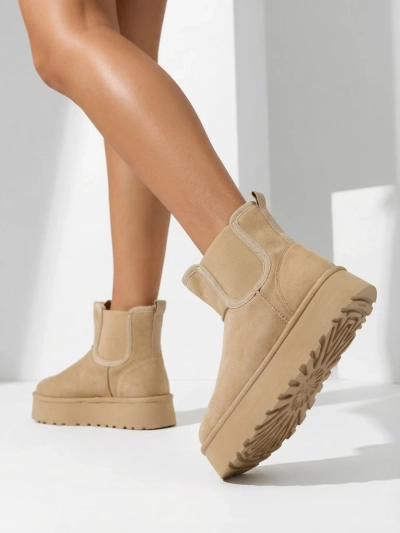 Royalfashion Kurze Damen Schneestiefel Vierris