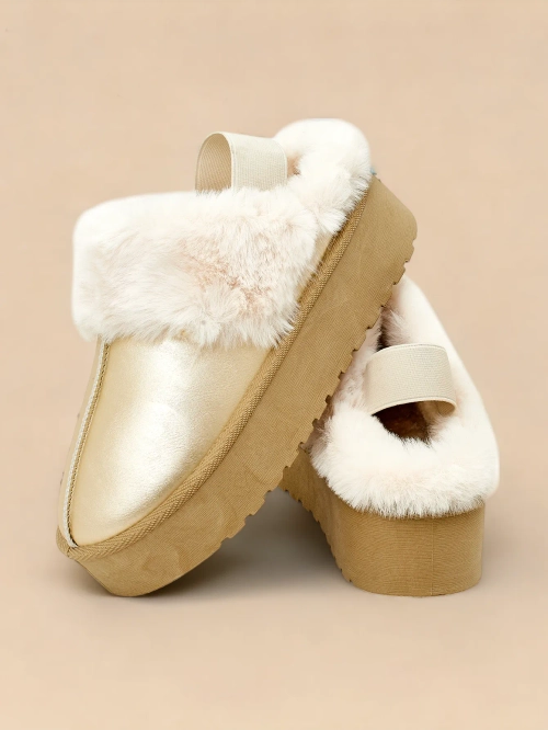 Royalfashion Короткі жіночі чоботи без підбору у стилі сніжних чобіт для жінок Ebiz