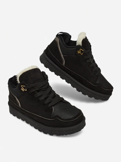 Кросівки Жіночі Diana Чорні Замшеві Зручні на Зиму