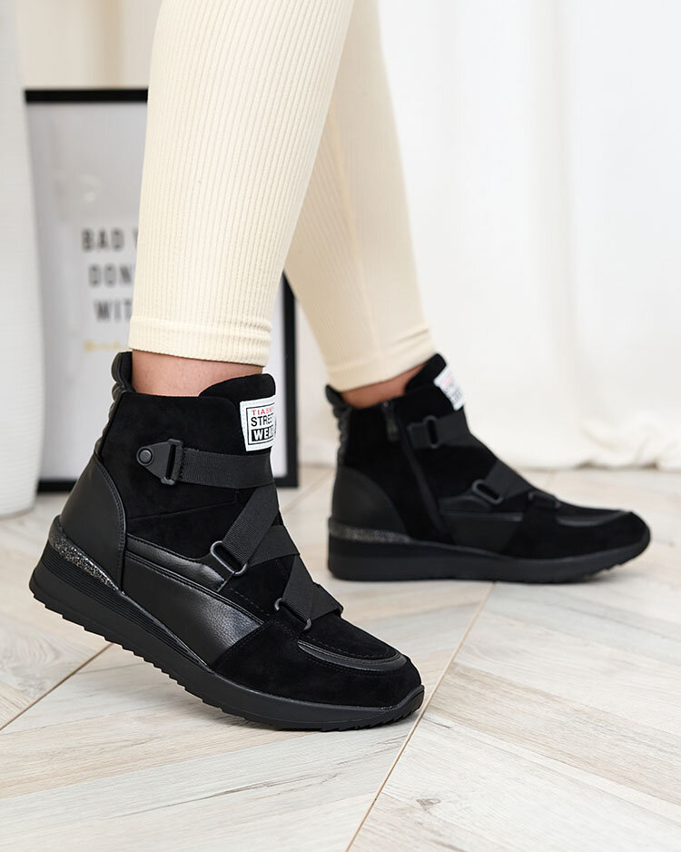 Royalfashion Schwarz Damen-Sportstiefel Sattari