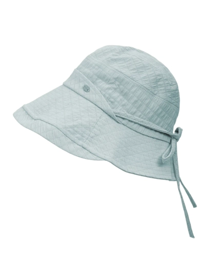 Damenhut Kalliste mit breiter Krempe, blau, 100% Polyester