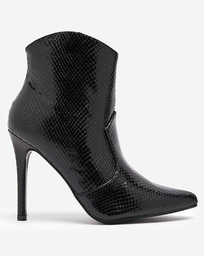 Schwarze Stöckelschuhe mit Prägung Meshlia - Footwear