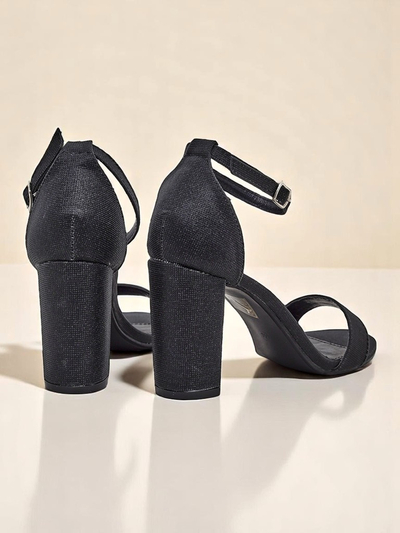 Royalfashion Glänzende Damen-Sandalen Stella Glam