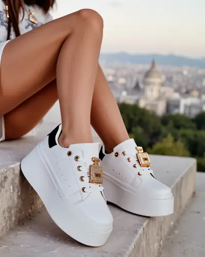 Royalfashion Damen Plattform Sportsneakers Oviger