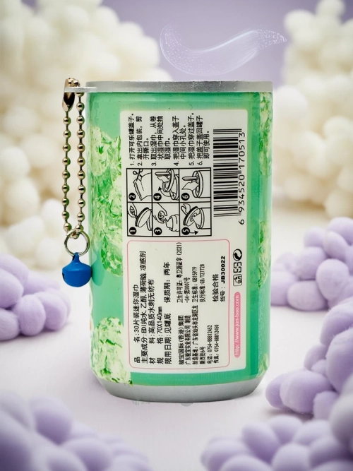 Зволожуючі серветки у декоративній упаковці ICY COLD 30шт