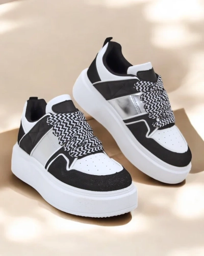 Royalfashion Damen Plattform Sportsneaker Gevigos
