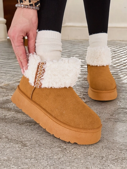 Жіночі сніжні черевики Royalfashion з хутром Роввой