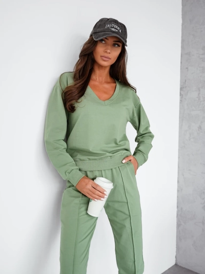 Royalfashion Damen Baumwolle Freizeitset