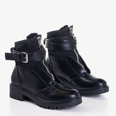 Schwarze Taschen mit dekorativem Gürtel Future - Shoes