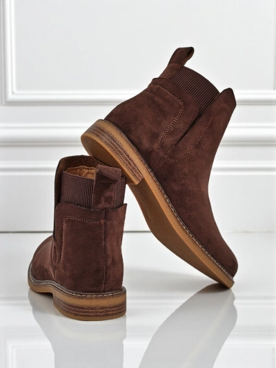 Damen Stiefeletten im Chelsea-Stil aus Öko-Wildleder Veysi