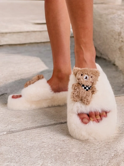 Royalfashion Damenhausschuhe mit Plateau Helio