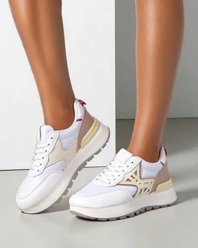 Royalfashion Damen-Sneaker mit Glitzer Senues