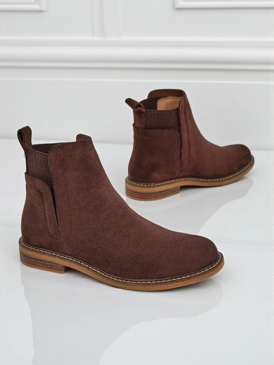 Damen Stiefeletten im Chelsea-Stil aus Öko-Wildleder Veysi