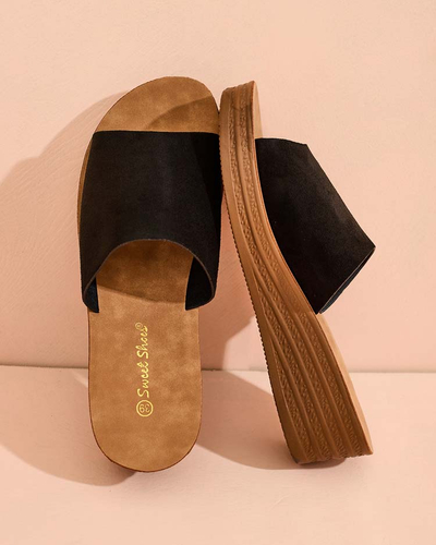 Royalfashion Women's Saffil low-heeled flip-flops