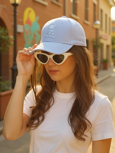 Royalfashion Baseball Cap mit Hasen-Wink-Patch