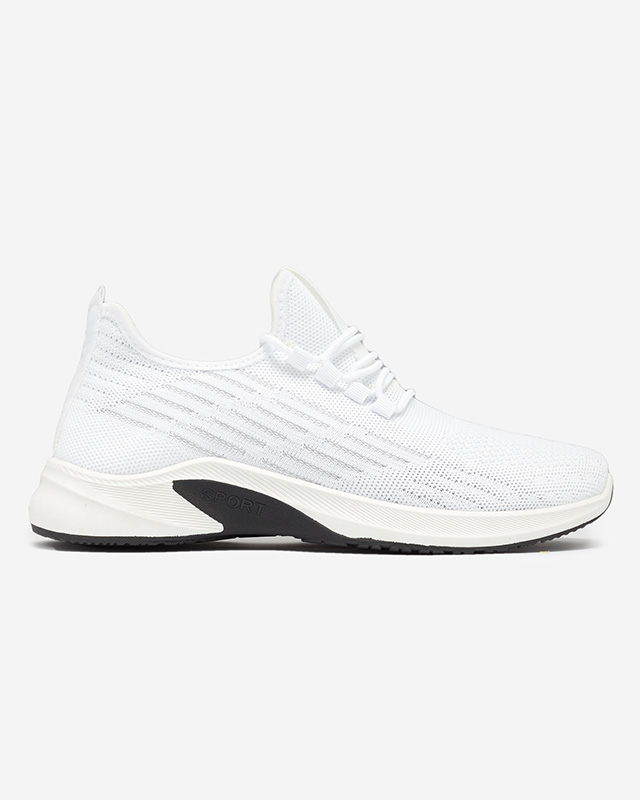 Weiße Schnürschuhe für Herren Nertic - Schuhe